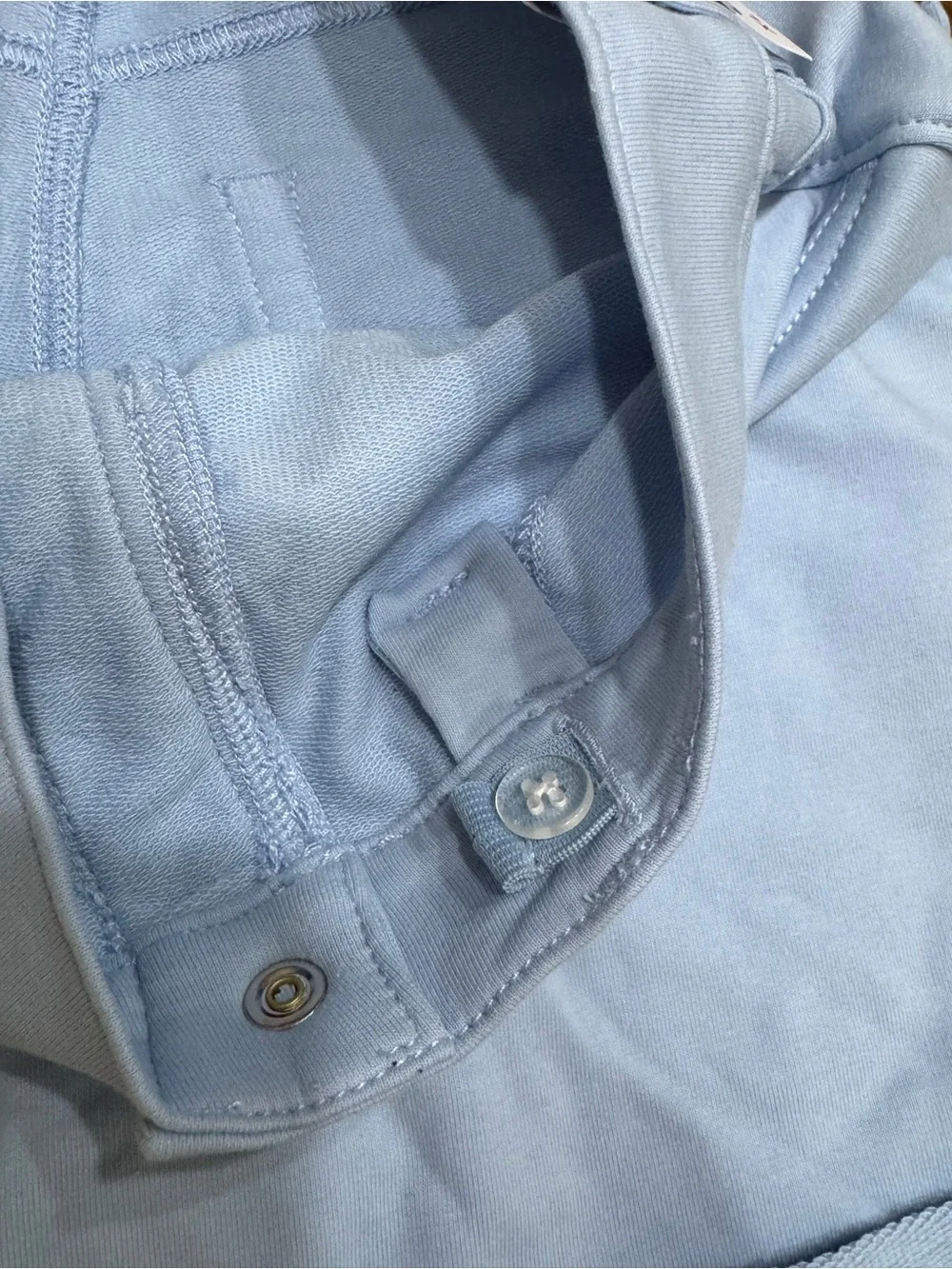 Old Navy Light Blue Girls' Cuffed Shorts